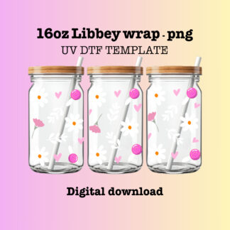 DAISY & CANDY 16oz CUP WRAP