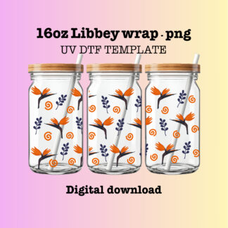 STRELITZIA 16oz CUP WRAP