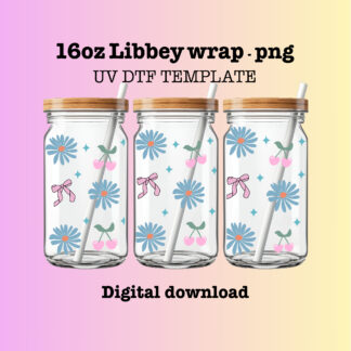 COQUETTE AND DAISY 16oz CUP WRAP